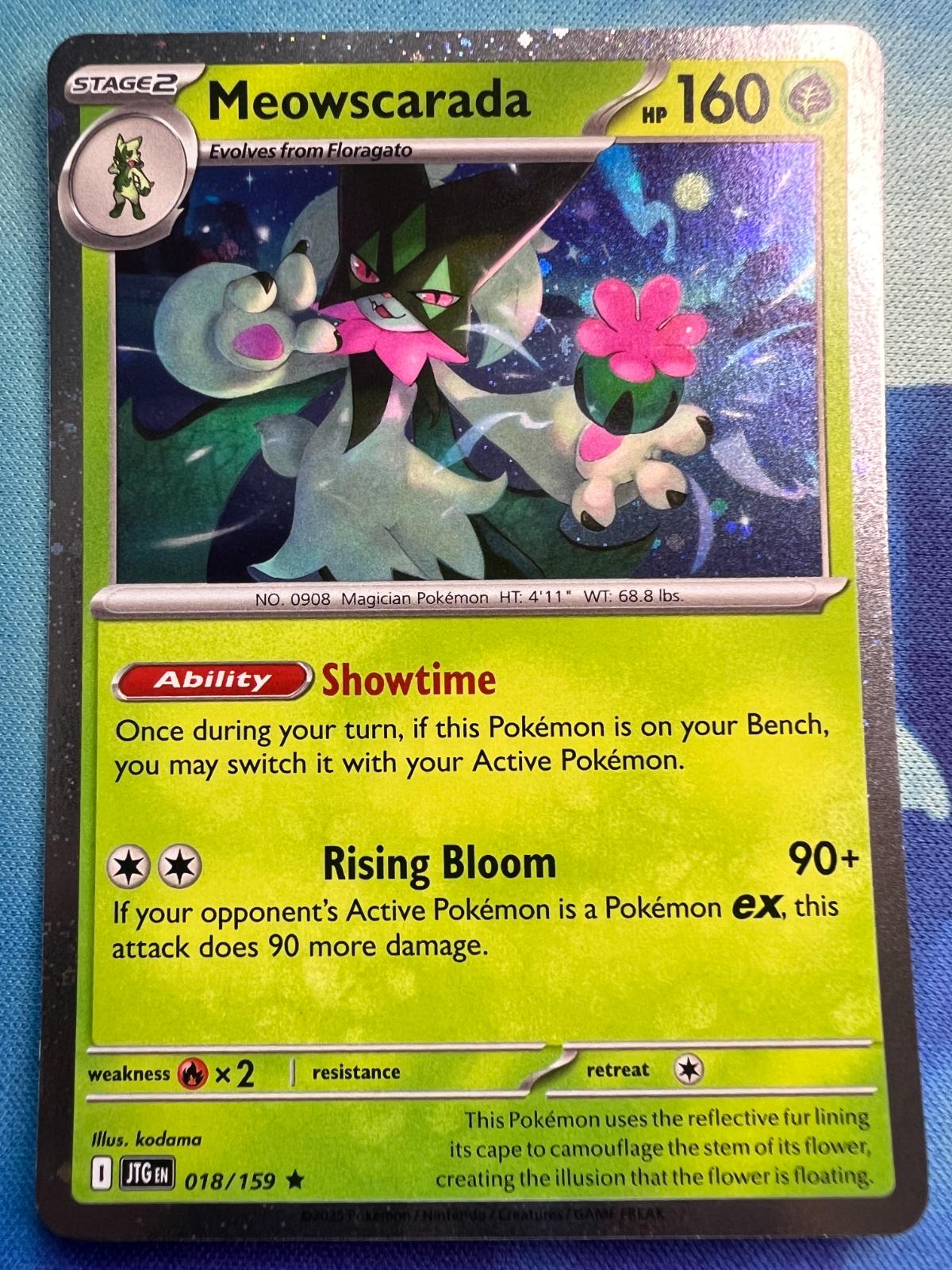 Journey Together Meowscarada [Cosmos-Holo] Pokémon card